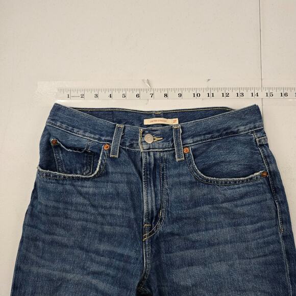 Levi's low pro straight jeans blue 27 womens denim 5331 - Picture 4 of 11